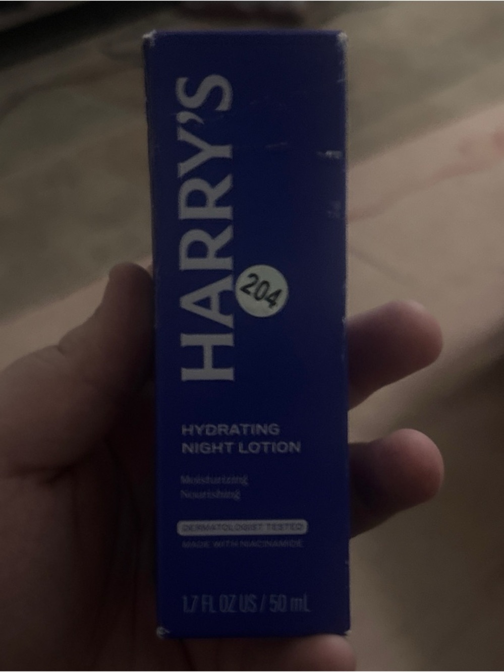 Harry's Hydrating Night Lotion - Blue
